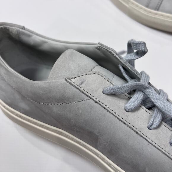 COMMON PROJECTS Achilles Low Sneakers Grey Nubuck 2366 EU 44 US 11 Shoes ITALY - Picture 5 of 13
